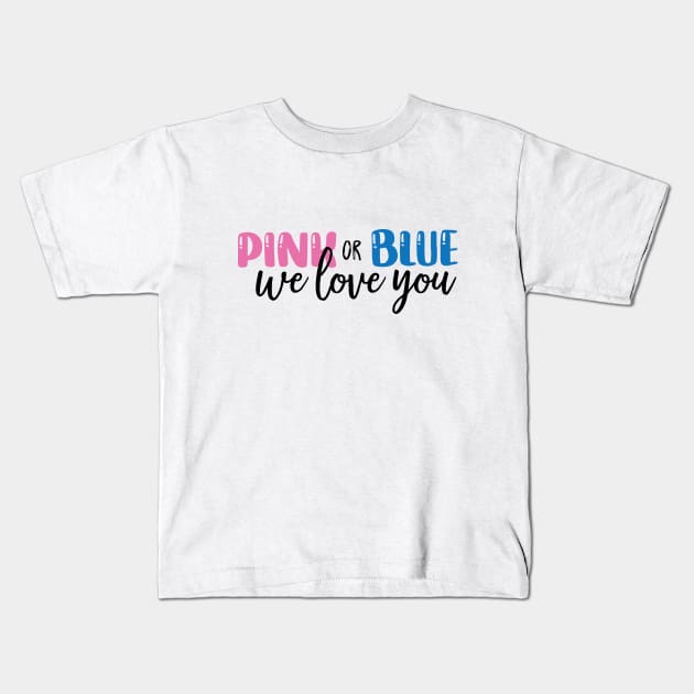 GENDER REVEAL Kids T-Shirt by TRUSTITI